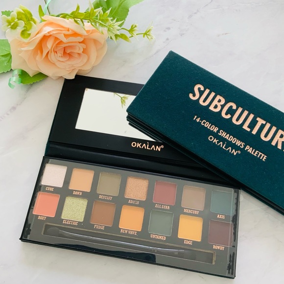 "OKALAN Subculture: 14-Color Shadows Palette" - Picture 2 of 4
